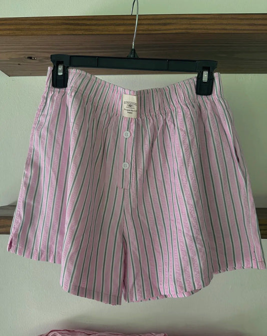 Pinstriped Boxer Shorts