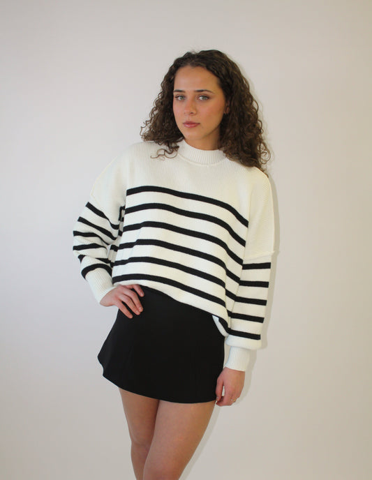 High Class Striped Sweater