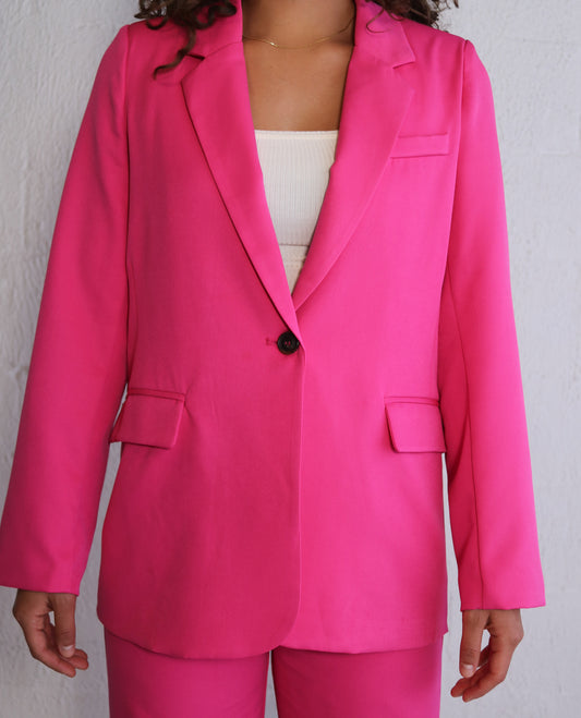 Pink Power Suit Blazer